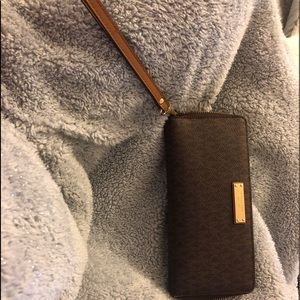 Brown MK clutch